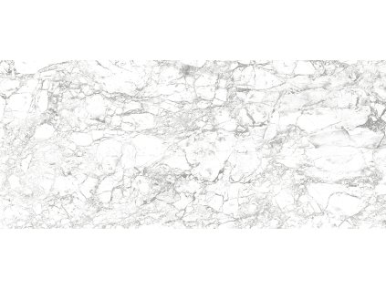 Dlažba Tubadzin Lounge stone white struktura lesk rektifikovaná 120x275