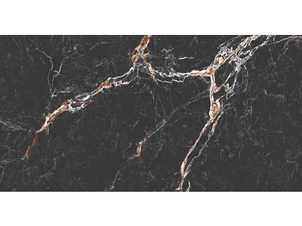 Dlažba Arté Aceria black struktura mat rektifikovaná 60x120
