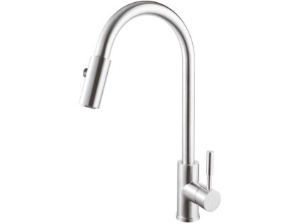 Dřezová baterie s vytahovácí spškou SUS-014-A