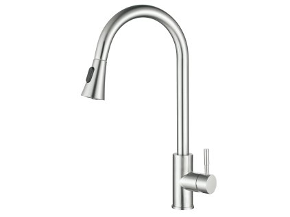 Dřezová baterie s vytahovácí spškou SUS-014-B