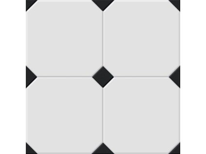 Dlažba El Molino Betera black-white struktura mat 33x33