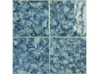 Obklad El Molino Naxos azul struktura lesk 33x33