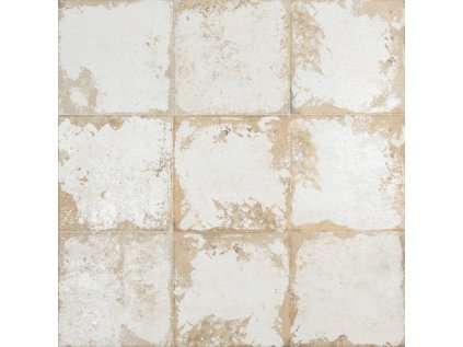 Dlažba El Molino Memory base blanco struktura mat rektifikovaná 58x58