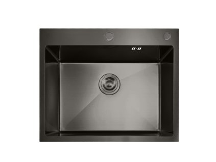 Nerezový dřez  MH5843 GRAPHITE se sifonem, grafitový