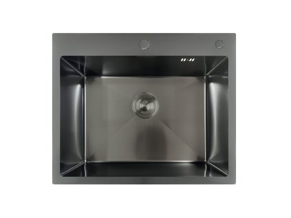 Nerezový dřez  MH6050 DECOR GRAPHITE se sifonem, grafitový