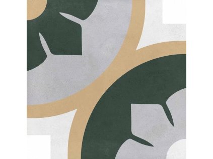 1684486134 cs 1681392724 cs aruba bloom green pattern porcelain tile 223x223cm matte 700x
