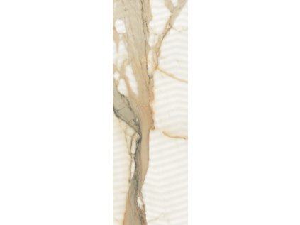 15298 15298 15298 obklad warm wind gold struktura lesk rekt bila 89 8x29 8 cm