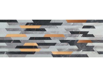 Dekor Brainstorm Grey 89,8x32,8 cm