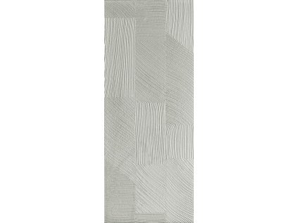 Dekor Brass Grey Sklo 29,8x74,8 cm