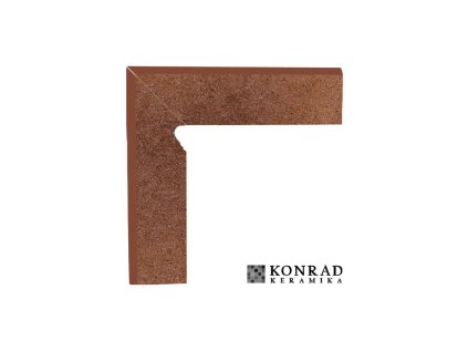 Dlažba Taurus Brown Sokl Levý Set 30X8.1 cm