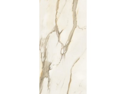 Dlažba Warm Wind Gold Poler Rekt. Bílá 120x60 cm