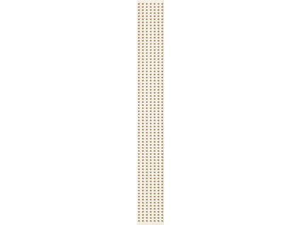 18940 18940 18940 listela doppia beige 4 8x40 cm