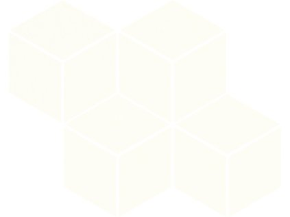 19105 19105 19105 obklad moz univ bianco romb heksagon 20 4x23 8 cm