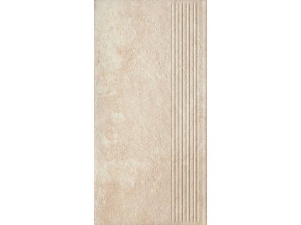 Dlažba Scandiano Beige Schod. Přímá 60X30 cm