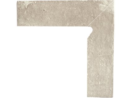 Dlažba Scandiano Beige Sokl 2 El.-Pravý 8,1X30 cm