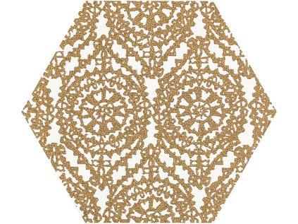 24436 24436 24436 dlazba dekor shiny lines gold a heksagon 19 8x17 1 cm