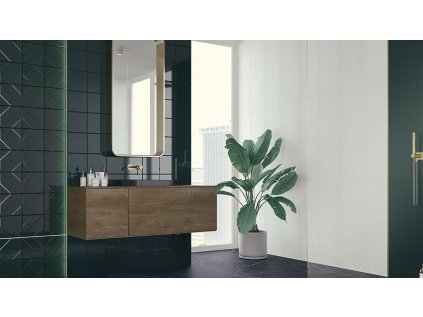 Dekor Urban Colours Blue Hexagon Sklo C 19,8x17,1 cm