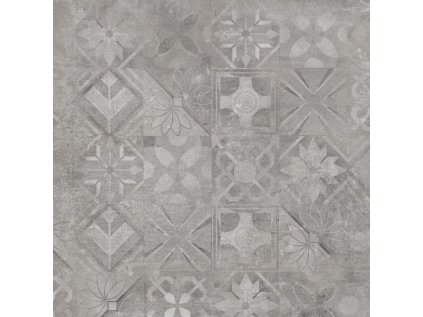 25051 dekor softcement silver patchwork poler 59 7x59 7 cm