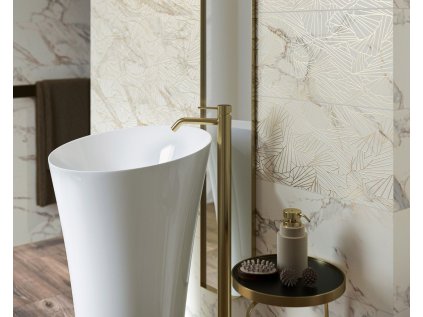 Dekor Serene Bianco Mat. 25x75 cm