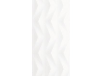 Obklad Majolika bílá Glossy Axis Rekt. 60x30 cm