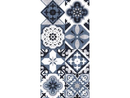 Dekor Majolika Patchwork Rekt. 60x30 cm