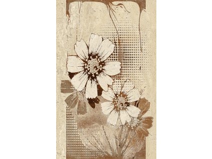Obklad Vito Cream Deco 40x25 cm