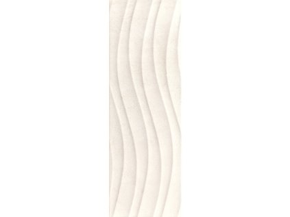Obklad Oregon Cream Wave Rekt. 25x75 cm