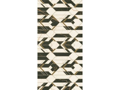 Dekor Fancy bílá Lesk 60x30 cm