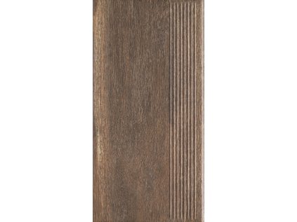 Dlažba Hazard Brown Schodovka 60x30 cm