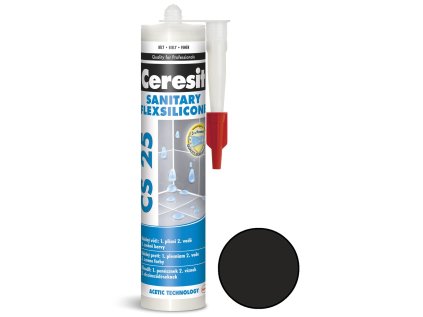 Silikon Ceresit CS 25 - hnědočerná 280 ml