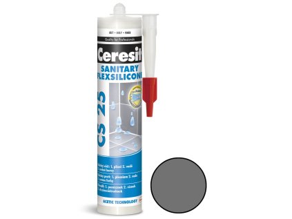Silikon Ceresit CS 25 - Bazalt 280 ml