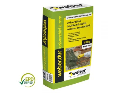 Weber.dur univerzální 2 mm zdící a omítková malta