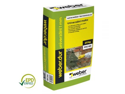 Weber.dur univerzální 1 mm zdící a omítková malta