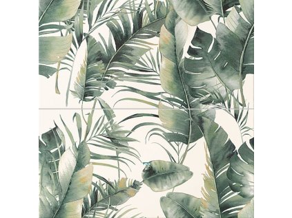 Dekor Burano Green Element 61,8x60,8 cm