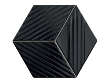 Mozaika Colour Black 19,8x22,6 cm
