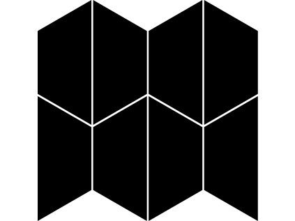 Dekor Prestige Black Mosaic Mat 25,8x25,8 cm