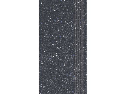 Schodovka Moondust Antracite Tmavě Šedá Mat. 59,8x29,8 cm