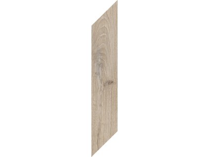Dlažba Heartwood Cardamon Chevron Right Béžová 59,8x9,8 cm