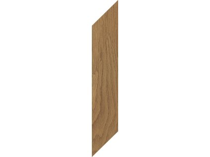 Dlažba Trueland hnědá Chevron Pravý Mat Hnědý 59,8x9,8 cm