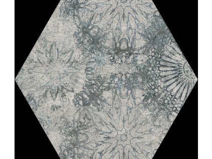 162450 35322 obklad sweet grey heksagon struktura lesk 19 8x17 1 3