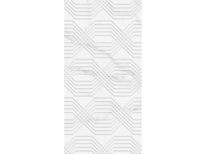 Dekor Olimpia Bílá Rekt. 60x30 cm