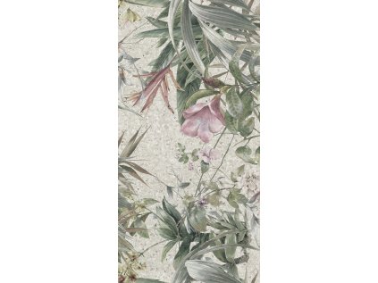 Obklad Terazzo Flower A Zelená Rekt. 60x30 cm