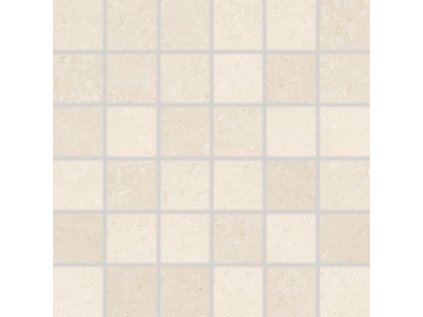 Mozaika RAKO Base DDM05431 Sv.béžová 5x5/30x30 cm