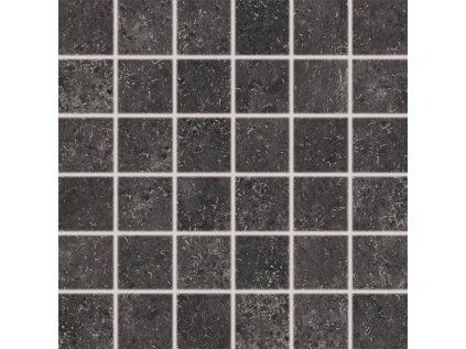 37018 mozaika rako base ddm05433 cerna 5x5 30x30 cm