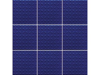 Dlažba RAKO Pool GRH0K205 Tm.modrá protiskluz c 9,7x9,7 cm