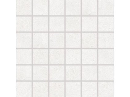 Mozaika RAKO Betonico DDM05790 Bílošedá 5x5/30x30 cm