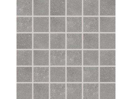 Mozaika RAKO Betonico DDM05791 Šedá 5x5/30x30 cm