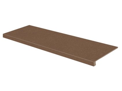 Schodová tvarovka RAKO Compila DCFVD869 hnědočervená 30x120 cm