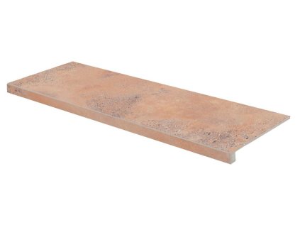Schodová tvarovka RAKO Craft DCFVD892 hnědočervená 30x120 cm