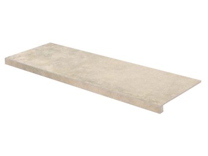 Schodová tvarovka RAKO Dale DCFVD881 tmavě béžová 30x120 cm